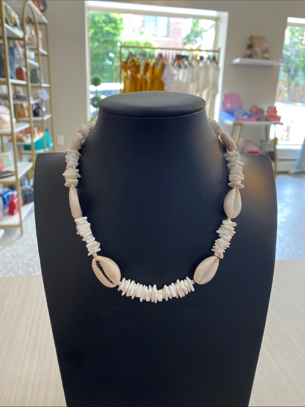Shell Bead Necklace